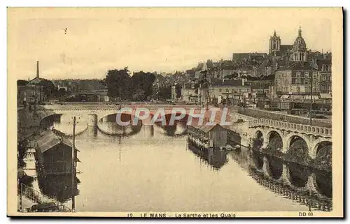 Cartes postales Le Mans La Sarthe et les Quais Lavoir