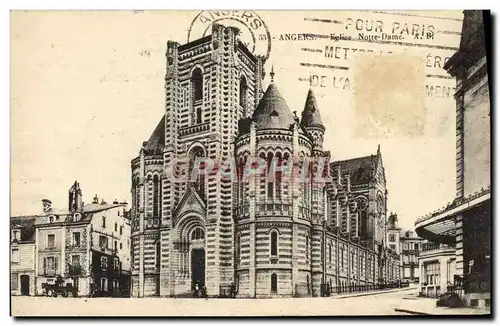 Ansichtskarte AK Angers Eglise Notre Dame