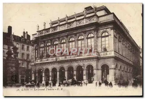 Ansichtskarte AK Lyon Le Grand Theatre