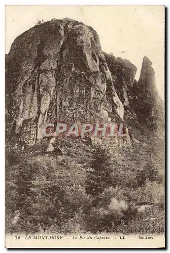 Cartes postales Le Mont Dore Le pic du Capucin