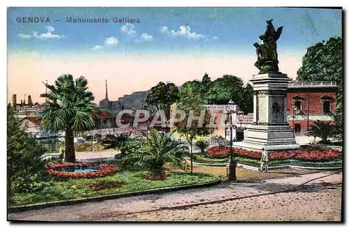 Cartes postales Genova Monumento Galiiera