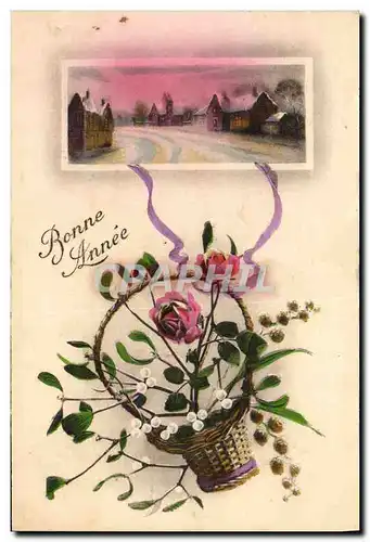 Cartes postales Fantaisie Fleurs