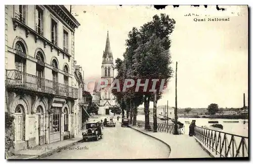 Cartes postales Sable sur Sarthe Quai National