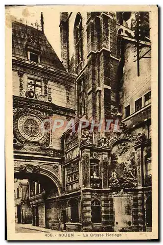 Cartes postales Rouen La Grosse Horloge