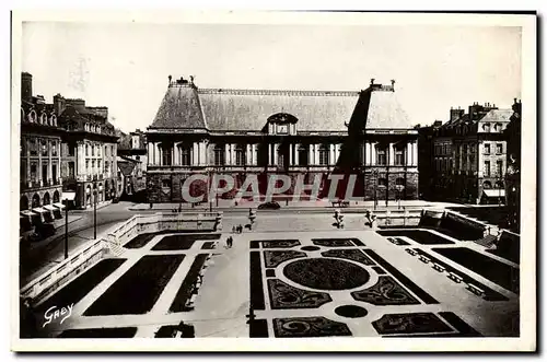 Ansichtskarte AK Rennes Le Palais de Justice et les Jardins