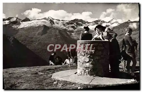 Cartes postales moderne Luchon Superbagneres Chaine des Pyrenees vue de la table d&#39orientation