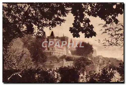 Cartes postales Pau Le Chateau Henri IV vu du parc national