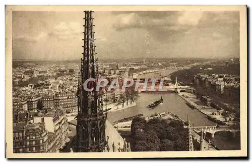 Ansichtskarte AK Paris Vue Panoramique Prise de Notre Dame