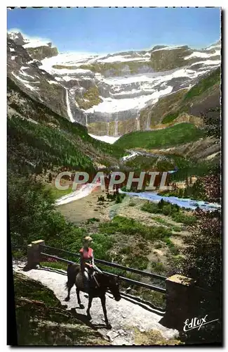 Cartes postales moderne Gavarnie Retour du Cirque Ane Mule