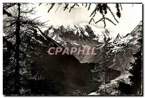 Moderne Karte Le Mont Blanc Point Culminant des Alpes et Premier sommer d&#39Europe