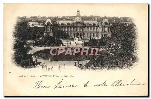 Cartes postales Le Havre L&#39Hotel de Ville