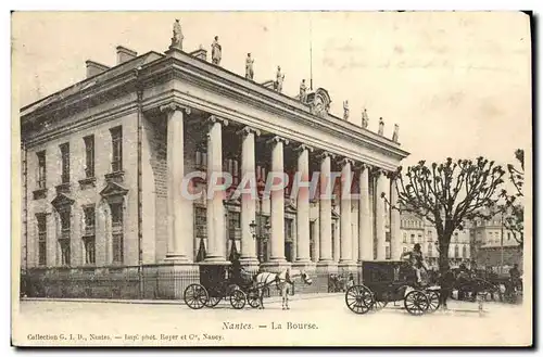 Cartes postales Nantes La Bourse