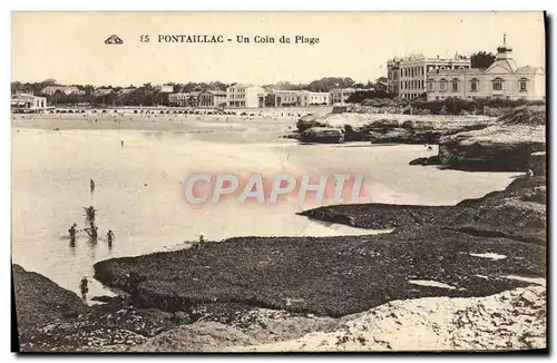 Ansichtskarte AK Pontaillac Un Coin de Plage