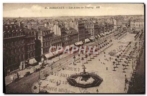 Cartes postales Bordeaux Les Allees de Tourny