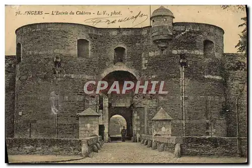 Cartes postales Angers L&#39Entree du Chateau