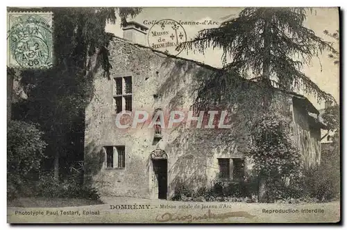 Cartes postales Domremy Malson de Jeanne d'Arc