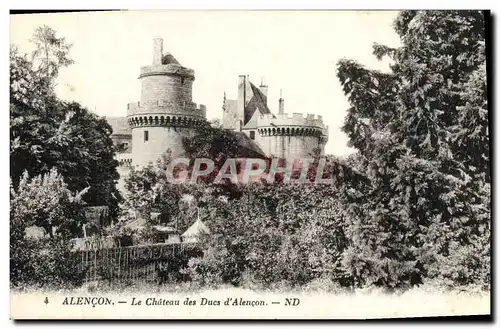 Cartes postales Alencon Le Chateau des Ducs d&#39Alencon