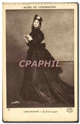 Cartes postales Carolus Duran La Dame au Gant Musee du Luxembourgg