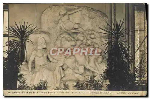 Cartes postales Collections D&#39Art De La Ville De Paris Georges Bareau le reve du poete