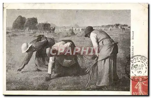 Cartes postales Les Glaneuses Millet