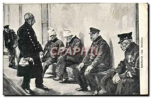 Cartes postales Renouard Les Invalides Militaria Paris