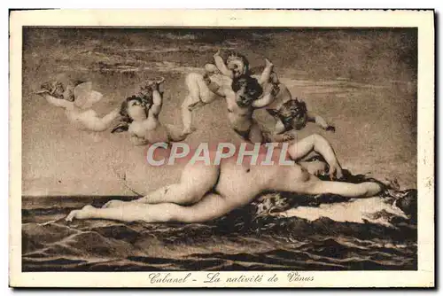 Ansichtskarte AK Cabanel La Nativite De Venus Erotique