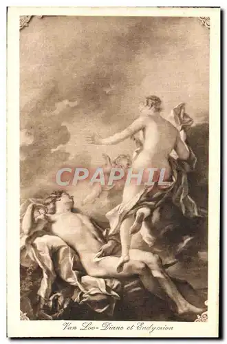 Cartes postales Van Loo Diane Et Endymion