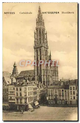 Cartes postales Anvers Catherale