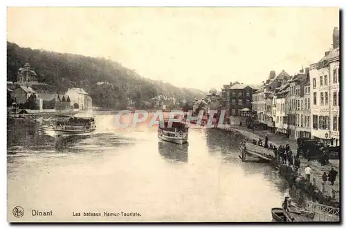Cartes postales Dinant Les Bateaux Namur Touriste