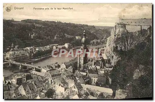 Cartes postales Dinant Panorama Pris De La Tour Mont Fort