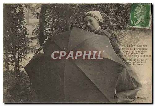 Cartes postales Au Pays Maraichin Sous Le Parapluie Folklore