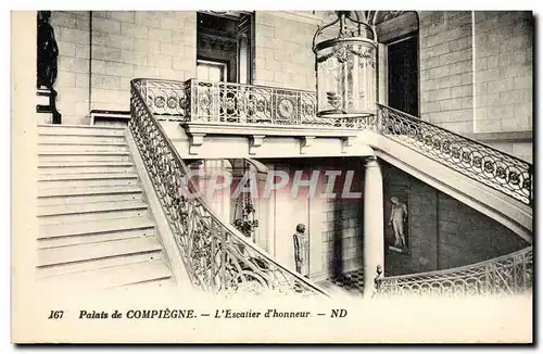 Cartes postales Palais De Compiegne L'Escalier d'Honneur