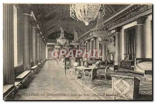 Ansichtskarte AK Chateau De Compiegne Salle Des Fetes