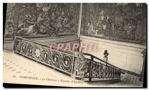 Cartes postales Compiegne Le Chateau Escalier d&#39Apollon