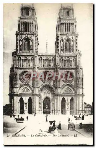 Cartes postales Orleans La Cathedrale The Cathedrale