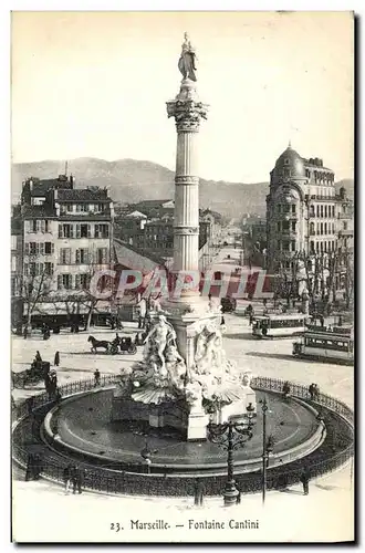 Cartes postales Marseille Fontaine Cantini