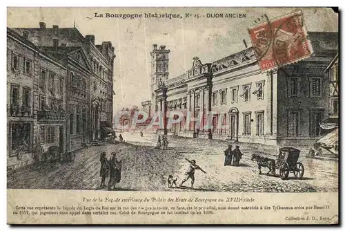 Cartes postales La Bourgogne Hiatorique Dijon Ancien