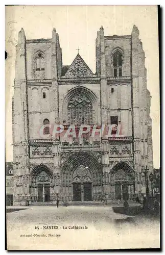 Cartes postales Nantes La Cathedrale