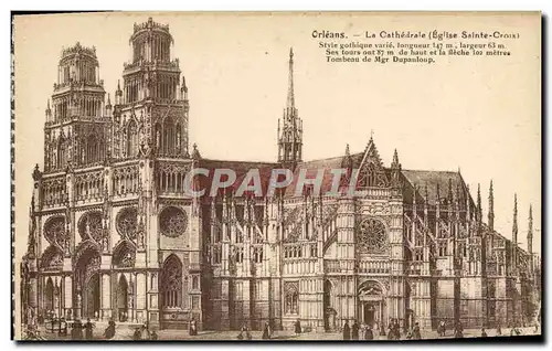 Cartes postales Orleans La Cathedrale