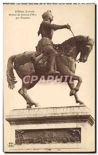 Cartes postales Orleans Statue De Jeanne d&#39Arc Par Foyatier