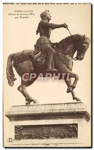 Cartes postales Orleans Statue De Jeanne d'Arc Par Foyatier