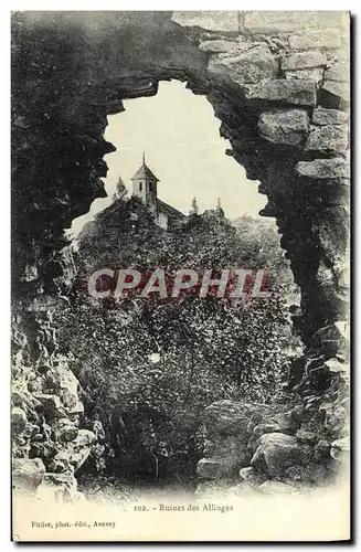 Cartes postales Ruines Des Allinges