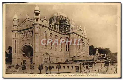 Cartes postales Lisieux Basilique Sainte Therese De l&#39Enfant Jesus