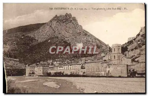 Cartes postales Entrevaux Vue Generale