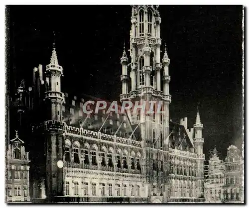 Moderne Karte Bruxelles Hotel De Ville Illumine