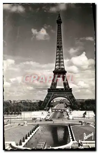 Cartes postales moderne Paris La Tour Vue Du Palais De Chaillot