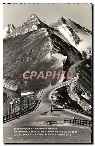 Moderne Karte Grossglockner Hochalpenstrasse