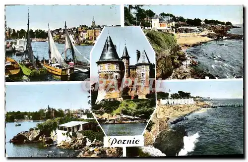 Cartes postales moderne Pornic Le Port Plage De Gourmalon Le Chateau L&#39Anse aux lapins Plage de Noeveillard