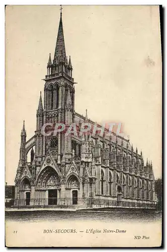 Cartes postales Bon Secours L&#39Eglise Notre Dame