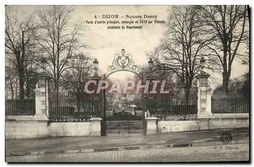 Cartes postales Dijon Square Darcy Porte D&#39Entree Principale